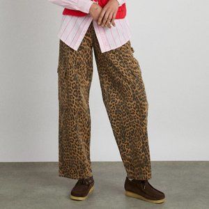 Damson Madder Dion Leopard Jean SIZE UK 10 (US 4/6)